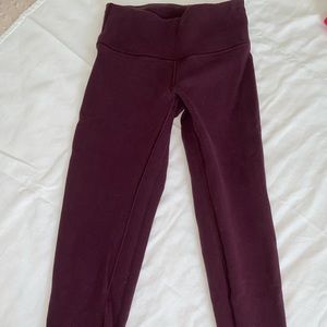 lululemon fleece legging